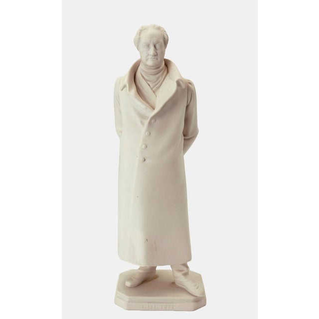 White Figure of Johann Wolfgang von Goethe from KPM Berlin, 1982 For Sale - Image 8 of 8