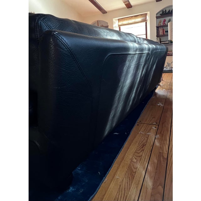 Roche Bobois Leather Sofa For Sale - Image 11 of 12