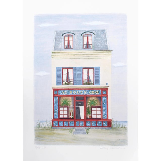 Folk Art Au Rouge Coq Chantilly, Mary Faulconer For Sale - Image 3 of 3
