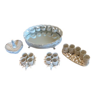 Vintage French Vanity Lipstick Holders - Set of 5 For Sale