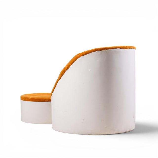 Mid 20th Century Milo Baughman for Thayer Coggin Mid Century Lounge Chair and Ottoman For Sale - Image 5 of 10