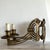 Art Nouveau Style Brass Articulated Double Piano Wall Sconce Lamp, 1900s, 1890s For Sale - Image 6 of 16