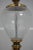 Stiffel Attributed Brass & Crackle Glass Table Lamp For Sale - Image 11 of 11