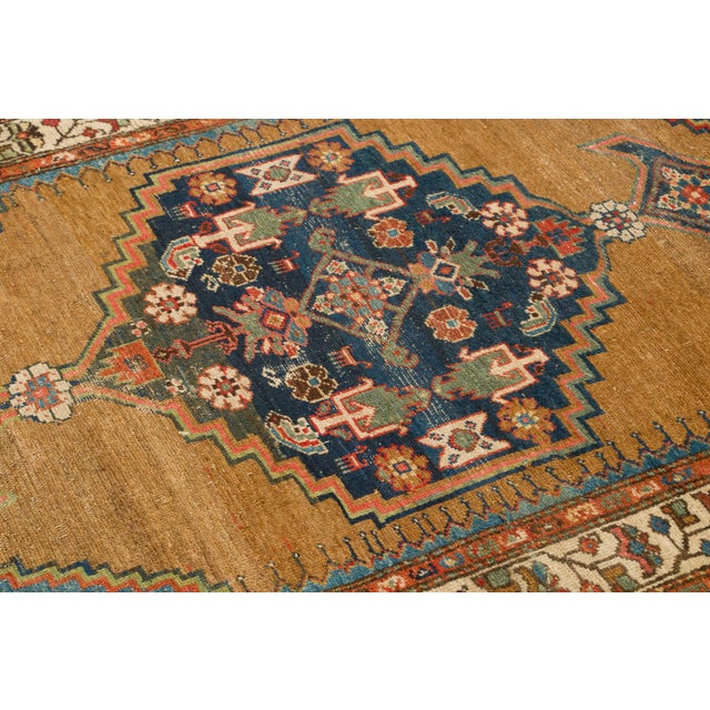 1920s Antique Persian Heriz Floral Medallion Runner by Rug & Kilim, 1920–1929 For Sale - Image 5 of 8