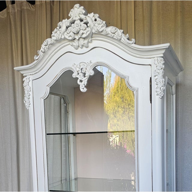 1960s Rococo Style, Vitrine Cabinet , French Reproduction For Sale - Image 11 of 18