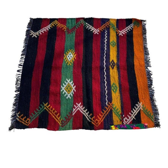 Vintage Turkish Traditional Kilim Rug, 1930s For Sale - Image 9 of 11