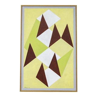 Painting by Bertil Öhlund, Oil on Canvas, 1957 For Sale