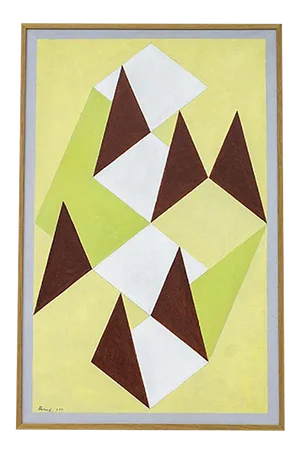 Painting by Bertil Öhlund, Oil on Canvas, 1957