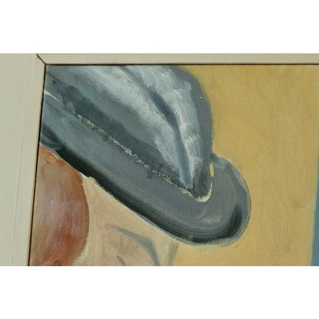 Björn Gyllenhammar, Woman and a Vase, 1978, Oil Painting, Framed For Sale - Image 8 of 11