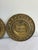 Pair of Vintage English Embossed Brass Ship Plates For Sale - Image 12 of 13