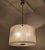 1970s White Murano Glass, Mid Century Modern Drum Chandelier For Sale In Dallas - Image 6 of 14