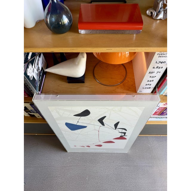 Alexander Calder 1977 National Gallery of Art Exhibition Poster Custom Acrylic Box Frame Jerry Solomon La For Sale - Image 9 of 16