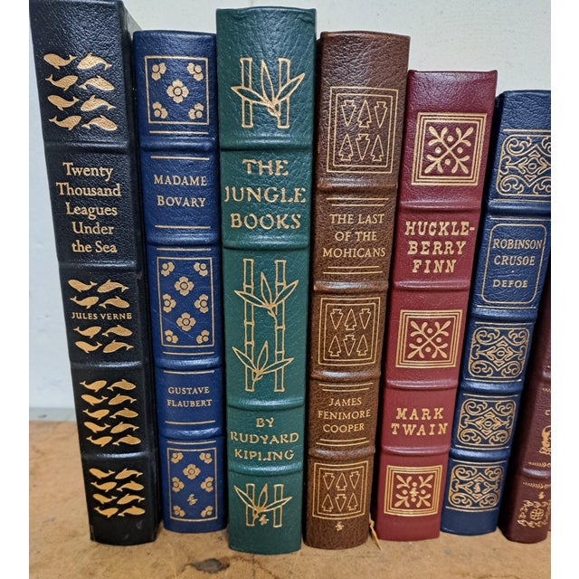 Animal Skin Easton Press Leather Books 100 of the Greatest Books Written Lot of 10 For Sale - Image 7 of 11