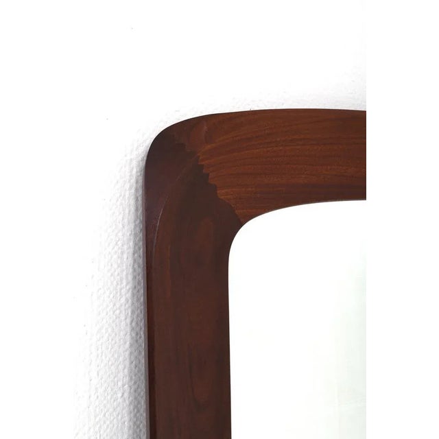 Teak Wall Mirror from Glas & Trä, 1960s For Sale - Image 5 of 9