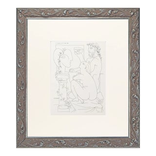 Vintage Pablo Picasso Vollard Suite Print 1956 For Sale