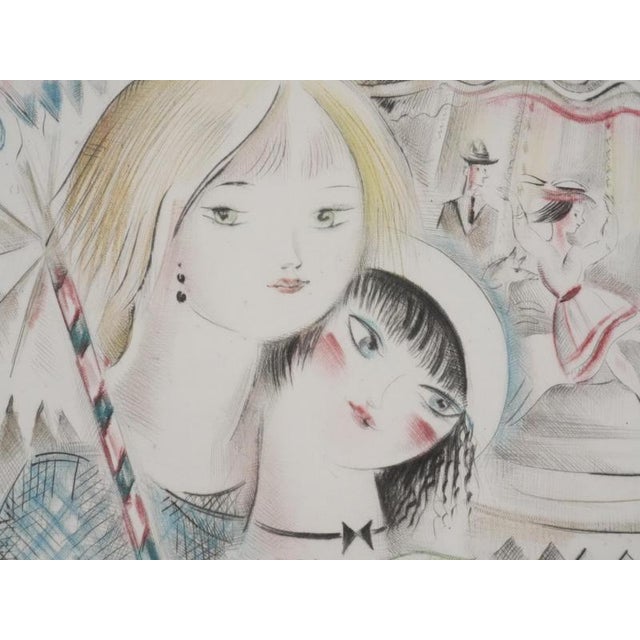 Mily Possoz, The Funfair, Original Signed Engraving For Sale - Image 5 of 12