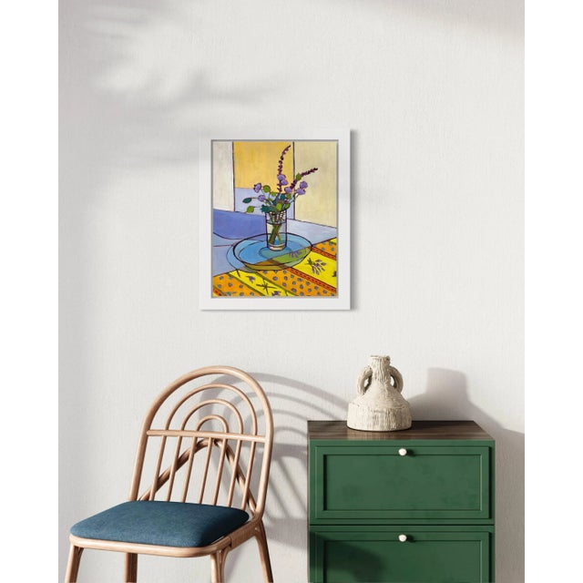 This 20"x 16" contemporary oil painting was inspired by the beauty of transparency and light. Vibrant, cheerful colors...