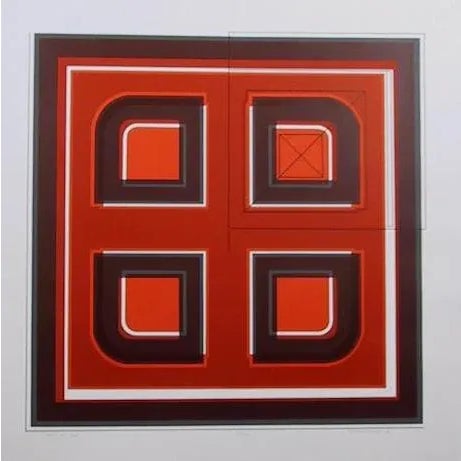 Artist: Gordon House, British (1932 - 2004) Title: Dial Set One Year: 1966 Medium: Silkscreen, signed and numbered in...