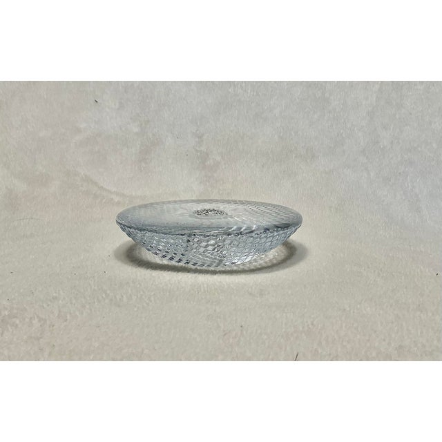 Vintage 1970s Holmegaard Trigona Clear Glass Candle Holders, Set of 3 For Sale - Image 10 of 12