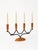 1960s Mid-Century Modern Danish Teak & Metal Candleholder, 1960s For Sale - Image 5 of 8