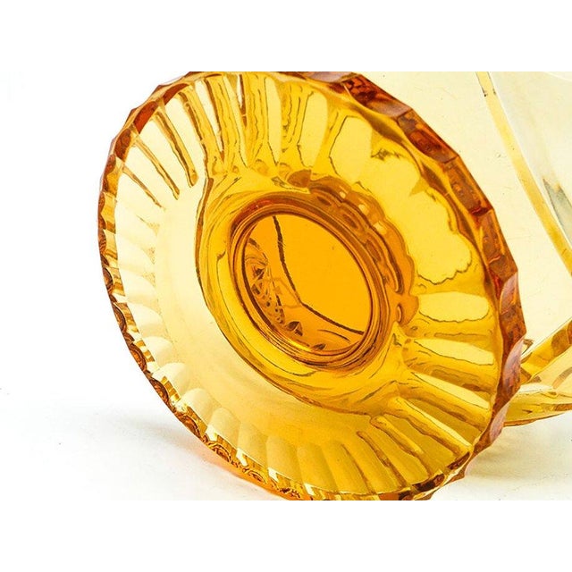 Orange Bowl from Huta Józefina, Germany, 1930s For Sale - Image 8 of 9