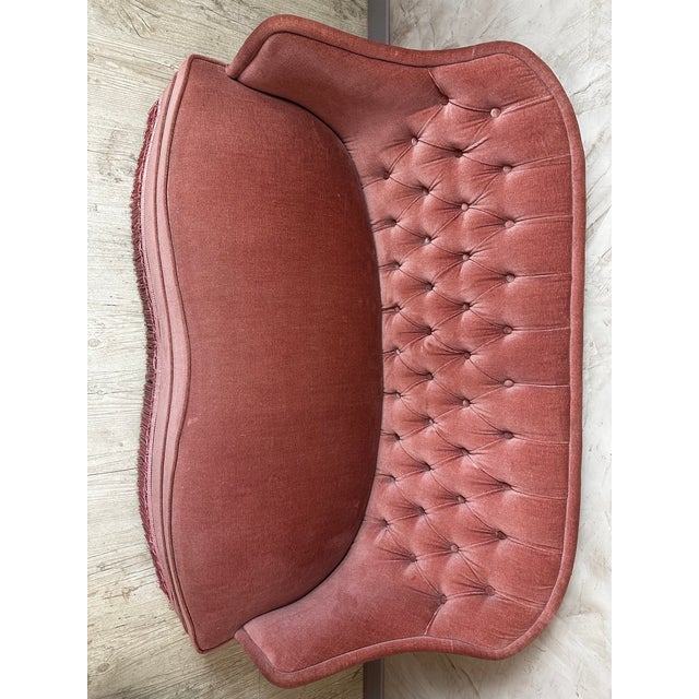 Vintage Velvet Sofa, 1950s For Sale - Image 9 of 13