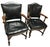 These chairs are remarkable. The glossy black leather is in extraordinarily good condition. Sturdy and quite heavy....