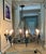 1960s Large Spanish Revival Metal Forged Black Chandelier For Sale - Image 12 of 17