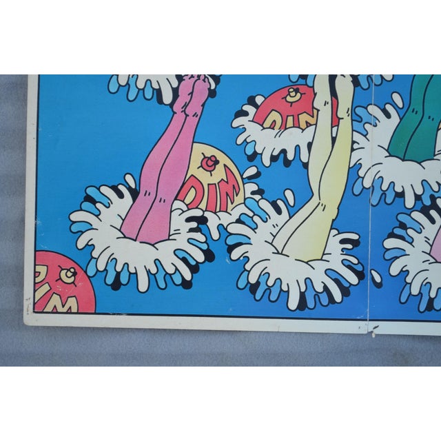 DIM 1970s Bob Lawrie for Dim French Pop Art Fashion Advertising Poster For Sale - Image 4 of 8