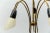 Vintage Italian Brass Spider Lamp with Glass Shades, 1950s For Sale - Image 11 of 13