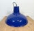 Industrial Blue Enamel Factory Pendant Lamp, 1960s For Sale - Image 12 of 17