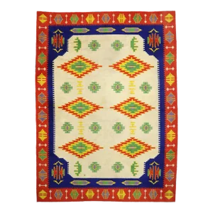 Late 20th Century Oversized Vintage Rabat Moroccan Rug - 13'10 X 18'07