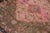 Vintage Distressed Handmade Medallion Brown & Pink Wool Rug For Sale - Image 4 of 8