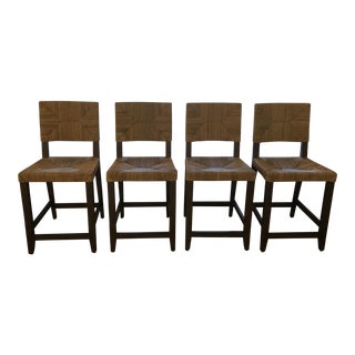 Crate and Barrel Counter Stools - Set of 4 For Sale