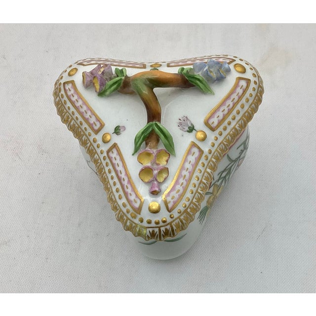 Figurative 1980s Flora Danica Royal Copenhagen Custard Cup For Sale - Image 3 of 11