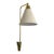 Adjustable Brass and Off-White Metal Wall Light, Sweden, 1950s For Sale - Image 17 of 17