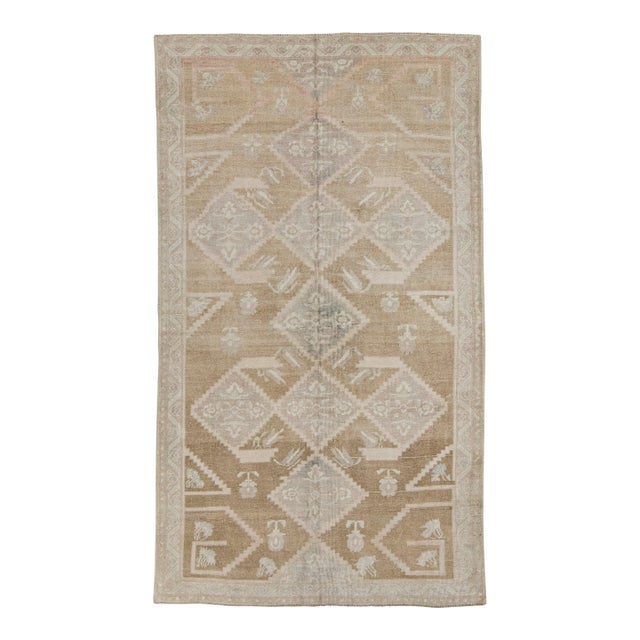 Turkish Vintage Rug 5'1" x 8'10" #21320 For Sale