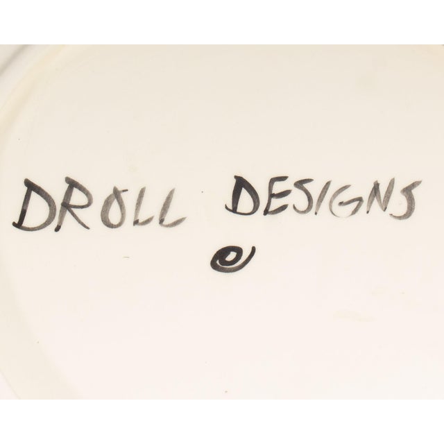 Ceramic Bird Plate by Droll Designs For Sale In Indianapolis - Image 6 of 7