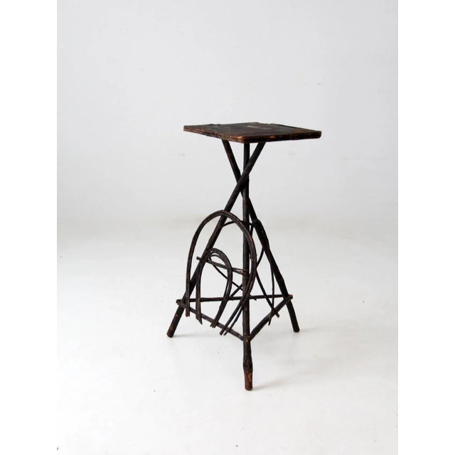 Early 20th Century Antique Adirondack Twig Table For Sale - Image 5 of 13