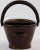 Traditional Brown Leather Pipe Bucket For Sale - Image 3 of 4