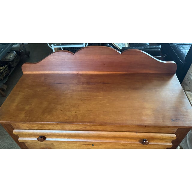 American Mid-19th Century Cherry Dresser For Sale - Image 3 of 16