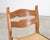 Wood Set of Six French Brutalist Razor Blade Oak Rush Dining Chairs For Sale - Image 7 of 18