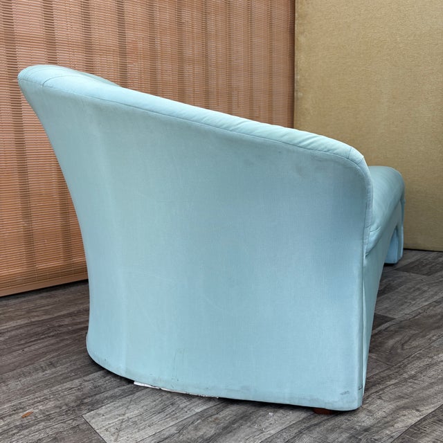 1990s 1990s Postmodern Art Deco Revival Chaise Lounge by Carson's Furniture. For Sale - Image 5 of 18