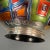 Orange Vintage Late 20th Century Miguel Pineda Champleve Enamel Colorful Geometric Vase For Sale - Image 8 of 13