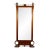 19th Century Hand Carved Mahogany Frame Wall Mirror For Sale
