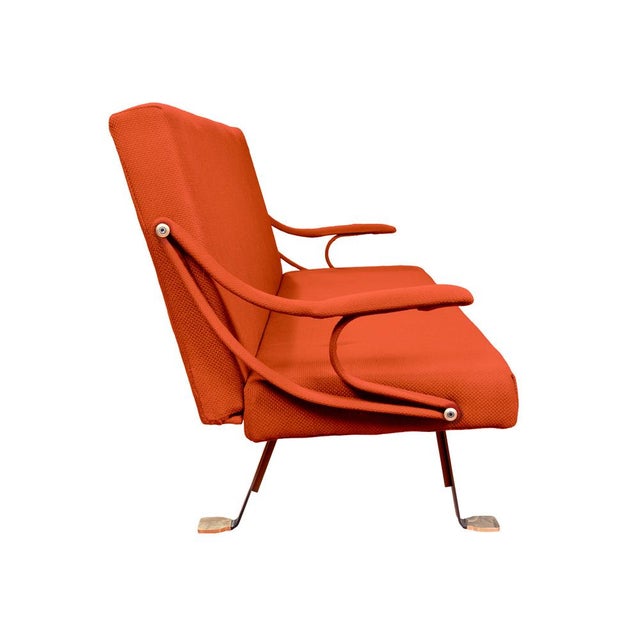 Gavina Digamma Sofa in Steel by Ignazio Gardella for Gavina, 1970s For Sale - Image 4 of 6