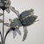 Hollywood Regency Five-Light Lotus Flower Table Lamp in Smoked Glass, 1980s For Sale - Image 13 of 18