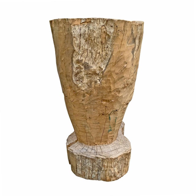 19th Century Large 19th Century Wooden Mortar For Sale - Image 5 of 13