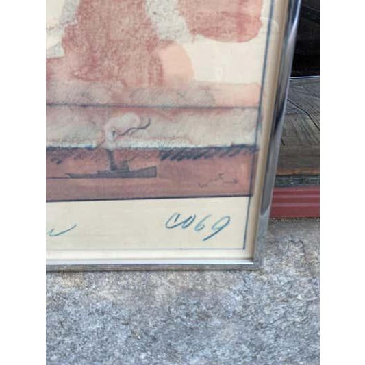 Claes Oldenberg Poster from 1969. Framed and ready to go!