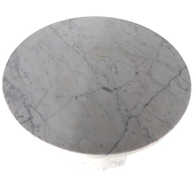 Brutalist Hollywood Regency I Dream of Jeanie Style Marble Top End Table C 1960/1970's For Sale - Image 11 of 11